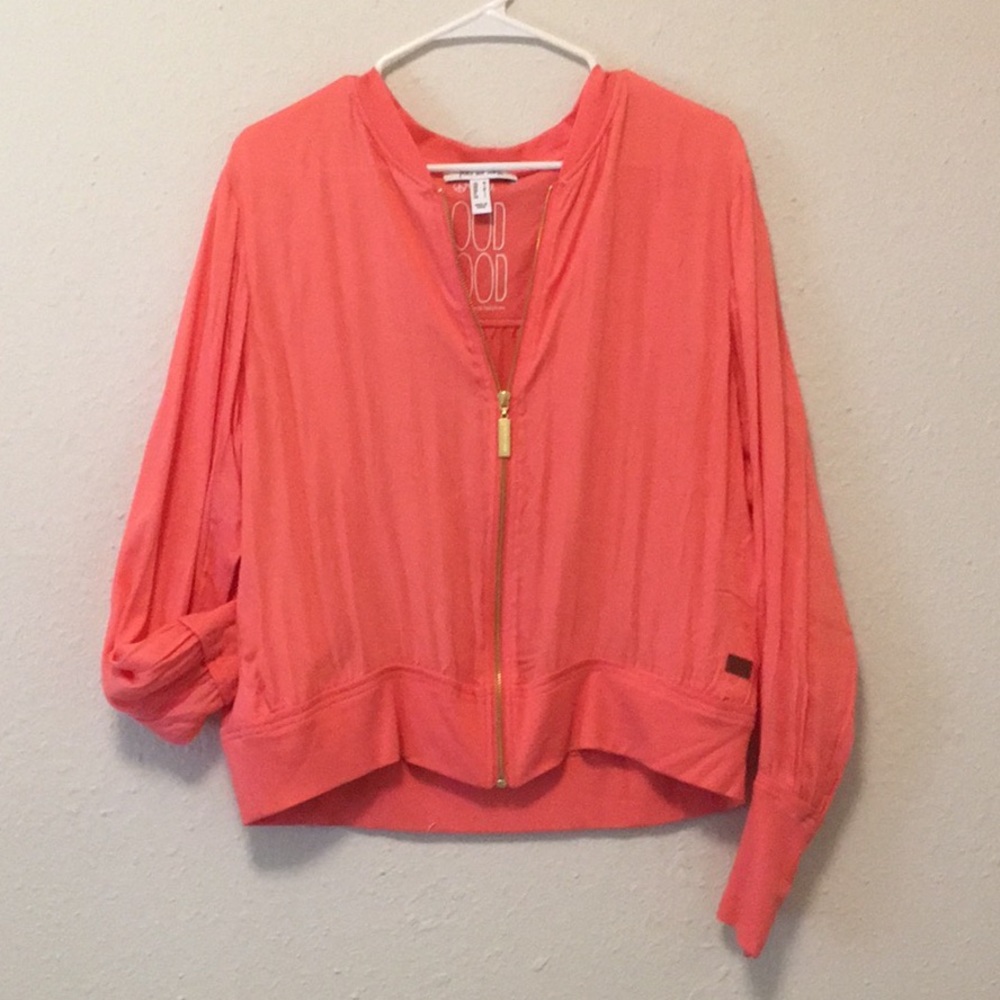 PEACE LOVE WORLD lightweight bomber jacket sz M